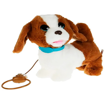 Интерактивный щенок Джулиан 22 см с пультом поводком Мой питомец My Friends JX-14236 1